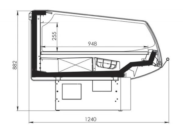 Холодильная витрина FREOR Diona S LG 375