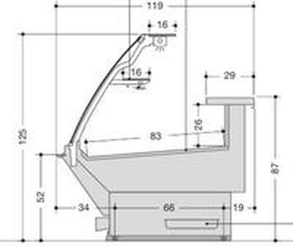 Кондитерская витрина Criocabin ELECTA EC300 3750