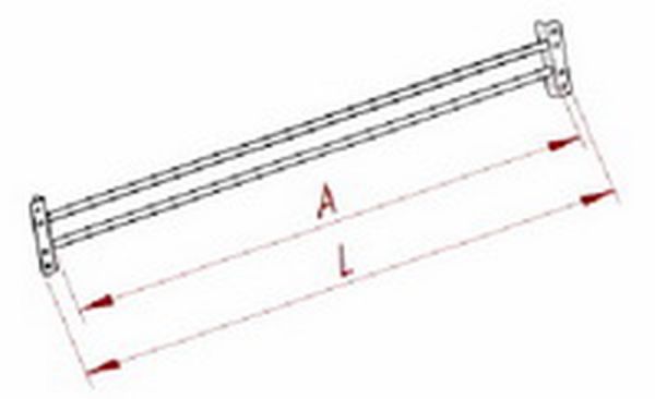 Траверса L=1500 для стеллажа Lager