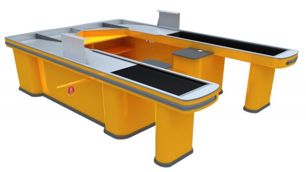 Кассовый бокс "Твин" 150/210ТР для гипермаркетов
