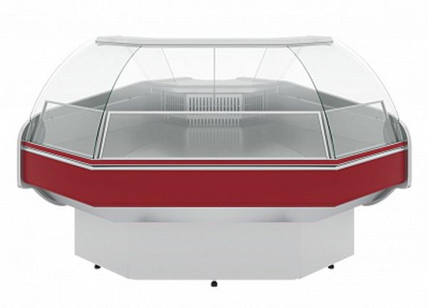 Холодильная витрина Полюс Carboma Atrium G120 VV-5 (внешний угол, динамика) 3004