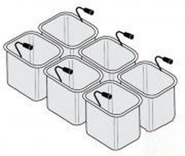 Корзины 6хGN 1/6-200 для макароноварок Tecnoinox