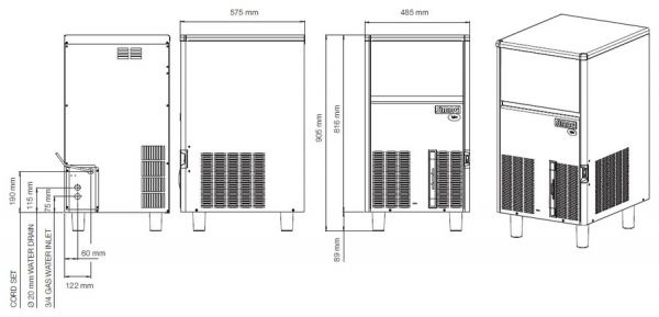 Льдогенератор Simag SCN 45A