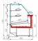 Тепловая витрина Полюс Carboma Casablanca KC95 VH 1,5-1