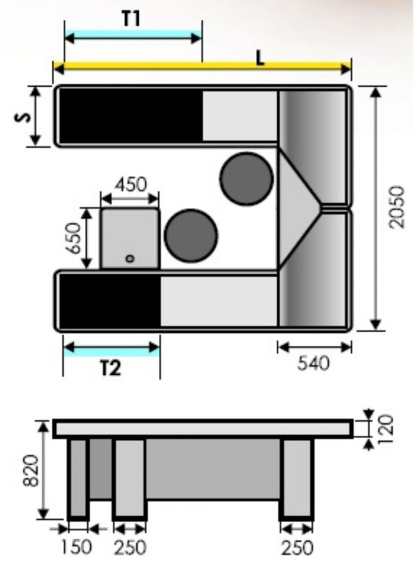 Кассовый бокс Сафари** 220 (60*40)
