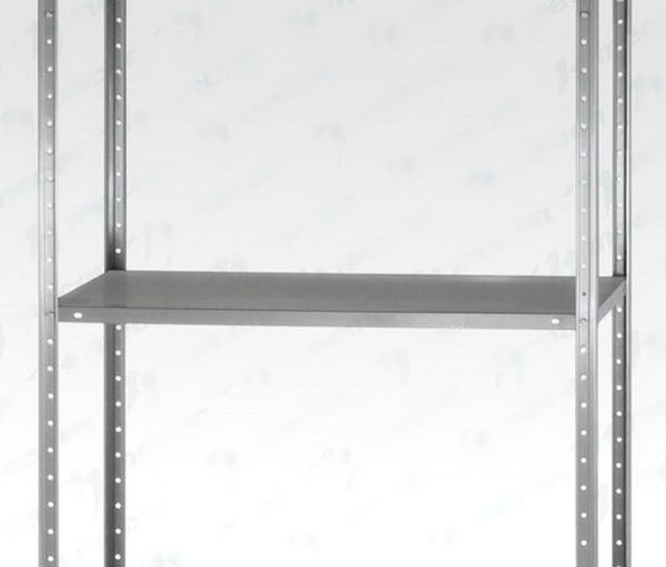 Полка сплошная для кухонного стеллажа СПЛн - 800*300 "Norma Inox", нерж.сталь