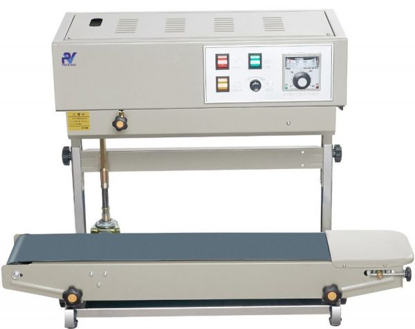 Запайщик пакетов конвейерный вертикальный Packvac DBF900
