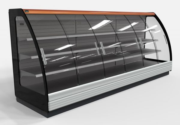 Полувертикальная витрина FREOR Pluton 6 1250