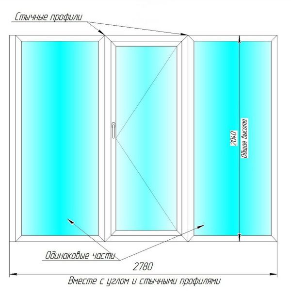Холодильная камера для цветов профильная 0,08 КХ-006 (1,2*2,86*2,2) стекл. блок по двум смежным сторонам