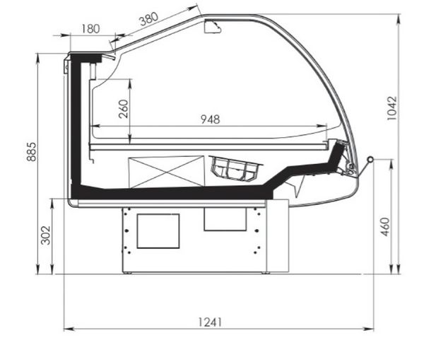Холодильная витрина FREOR Diona S HG 930