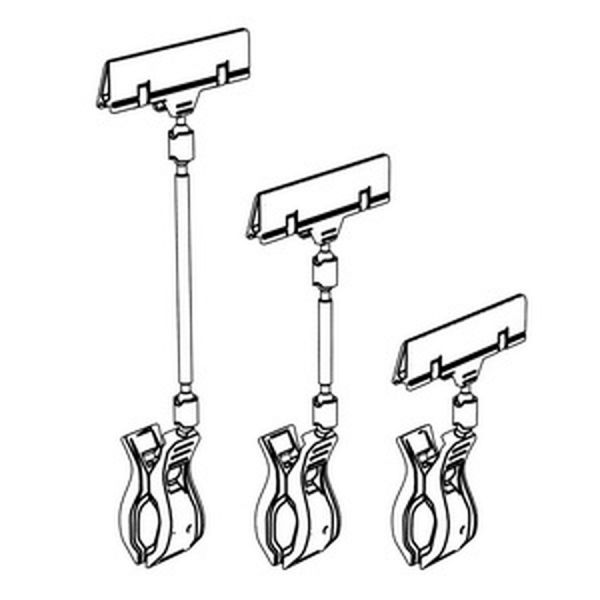 Ценникодержатель-прищепка FIX-CLAMP
