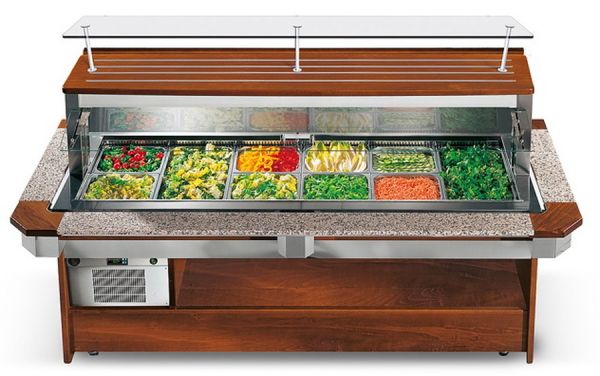 Шведский стол тепловой Enofrigo TANGO WALL MAXI LUXUS BM 3F 1400