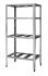 Кухонный стеллаж СКЦР 24/80/50 (полки решетчатые)