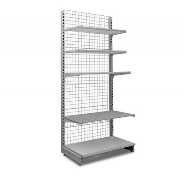 Стеллаж торцевой сетчатый Praktisch 1650x1000x470