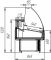 Холодильная витрина Айсберг Оптима Люкс-СП 1,3 (с подтоварником)