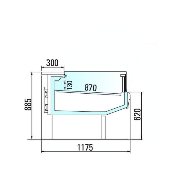Холодильная витрина Arneg DENVER VDR SELF 3750