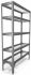 Стеллаж кухонный с полками для тарелок СТ-1,8*6/5 (нерж.)