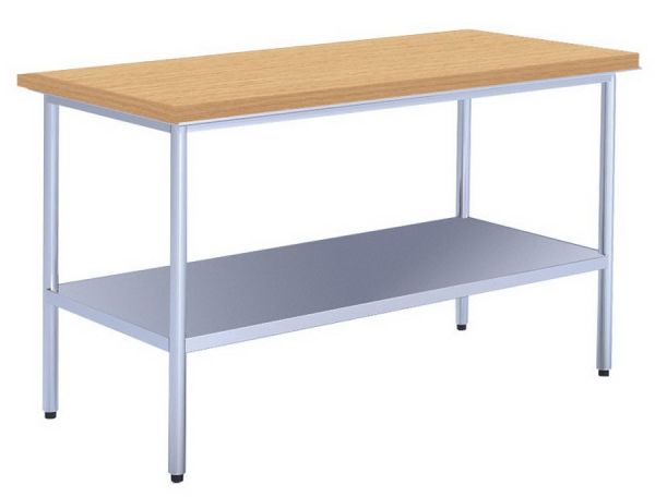 Стол кондитерский СКП 12*8 (каркас разборный из уголка) (нерж.)