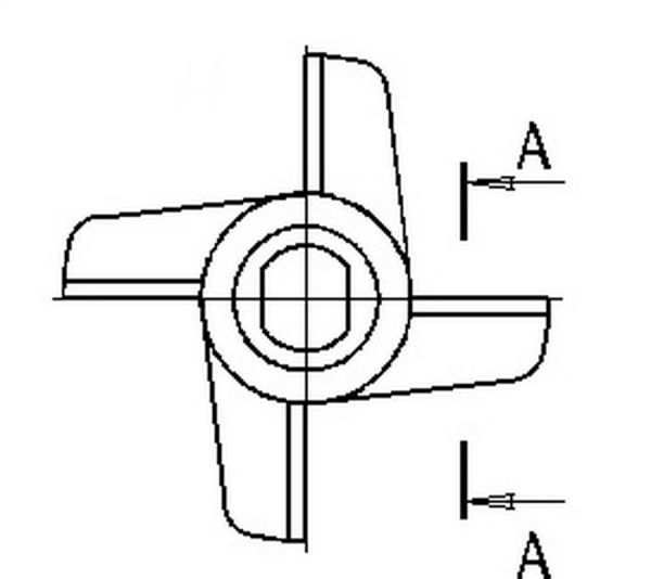 Нож двухсторонний к МИМ-300 / 350-300.01